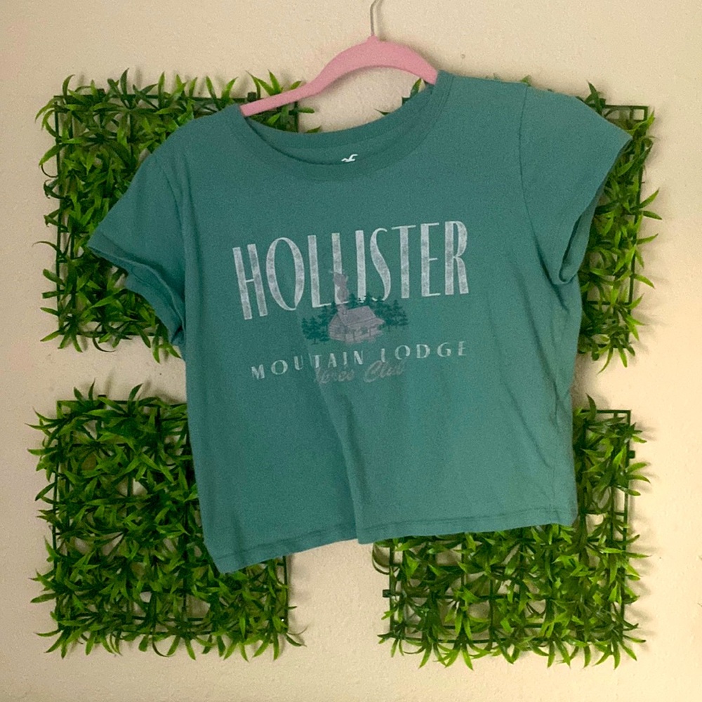 Hollister Green Fall Top 🍃
